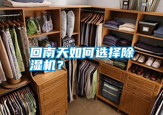 回南天如何選擇除濕機？
