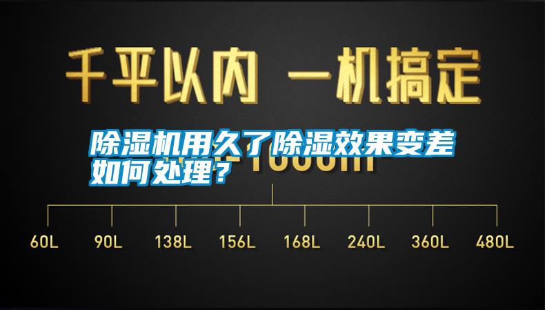除濕機用久了除濕效果變差如何處理？