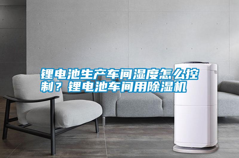 鋰電池生產(chǎn)車間濕度怎么控制？鋰電池車間用除濕機
