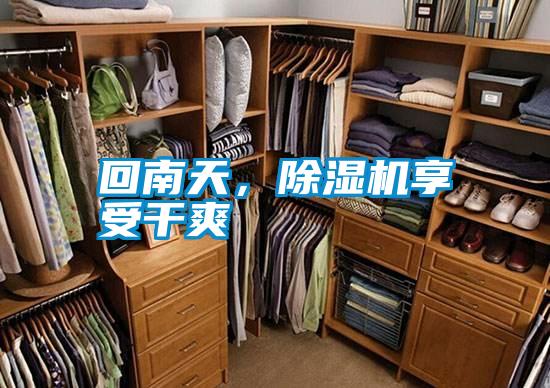 回南天，除濕機享受干爽