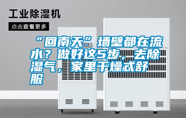 “回南天”墻壁都在流水？做好這5步，去除濕氣，家里干燥忒舒服