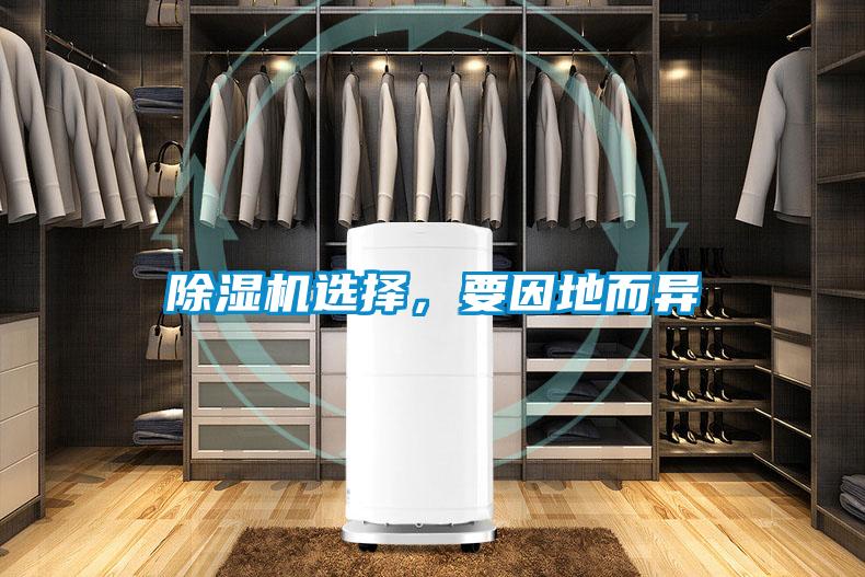 除濕機選擇，要因地而異