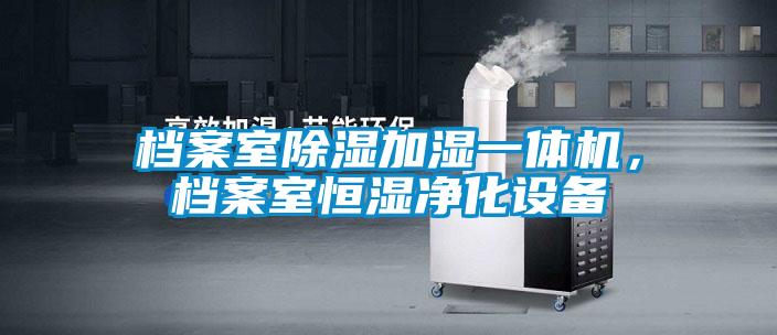 檔案室除濕加濕一體機，檔案室恒濕凈化設備