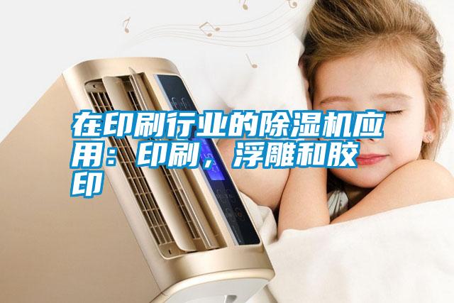 在印刷行業(yè)的除濕機應(yīng)用：印刷，浮雕和膠印