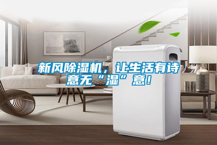 新風(fēng)除濕機，讓生活有詩意無“濕”意！