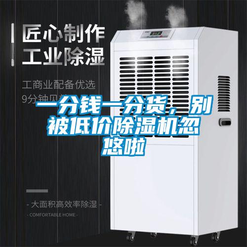 一分錢(qián)一分貨，別被低價(jià)除濕機(jī)忽悠啦