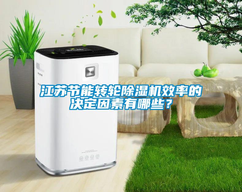 江蘇節能轉輪除濕機效率的決定因素有哪些？