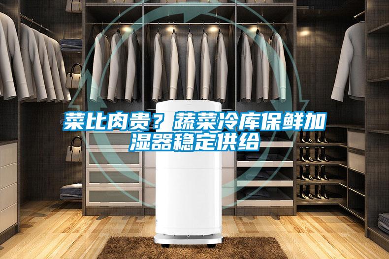 菜比肉貴？蔬菜冷庫保鮮加濕器穩定供給
