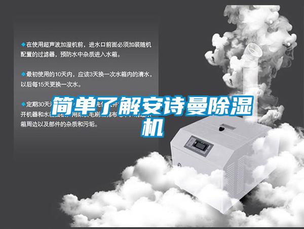 簡(jiǎn)單了解安詩曼除濕機(jī)