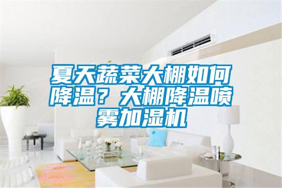 夏天蔬菜大棚如何降溫？大棚降溫噴霧加濕機