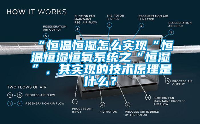 “恒溫恒濕怎么實現“恒溫恒濕恒氧系統之“恒濕”，其實現的技術原理是什么？