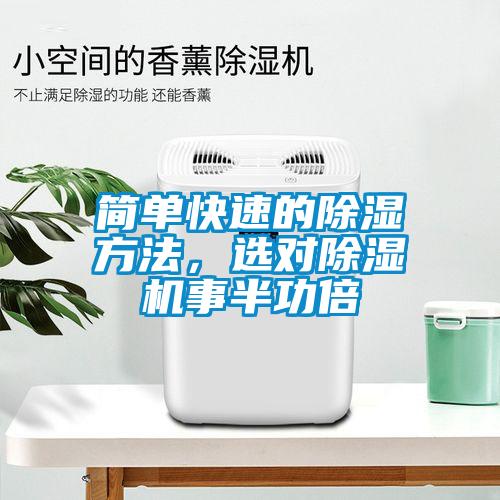 簡單快速的除濕方法，選對除濕機事半功倍