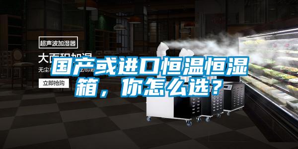 國產(chǎn)或進口恒溫恒濕箱，你怎么選？