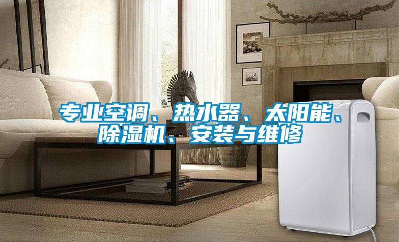 專業(yè)空調(diào)、熱水器、太陽能、除濕機、安裝與維修