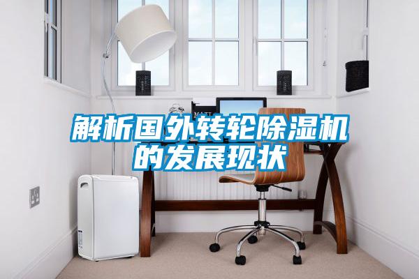 解析國外轉輪除濕機的發展現狀