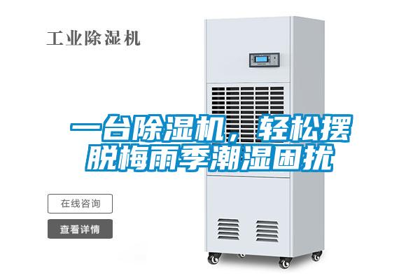 一臺除濕機(jī)，輕松擺脫梅雨季潮濕困擾