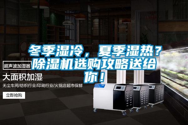 冬季濕冷，夏季濕熱？除濕機選購攻略送給你！