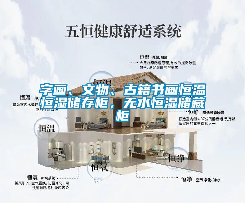 字畫、文物、古籍書畫恒溫恒濕儲存柜，無水恒濕儲藏柜