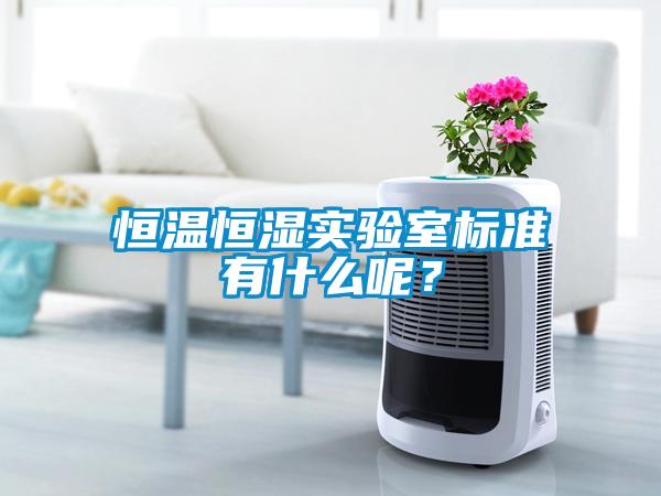 恒溫恒濕實驗室標(biāo)準(zhǔn)有什么呢？