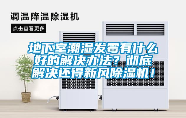 地下室潮濕發霉有什么好的解決辦法？徹底解決還得新風除濕機！