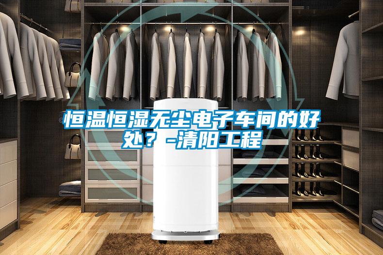 恒溫恒濕無塵電子車間的好處？-清陽工程