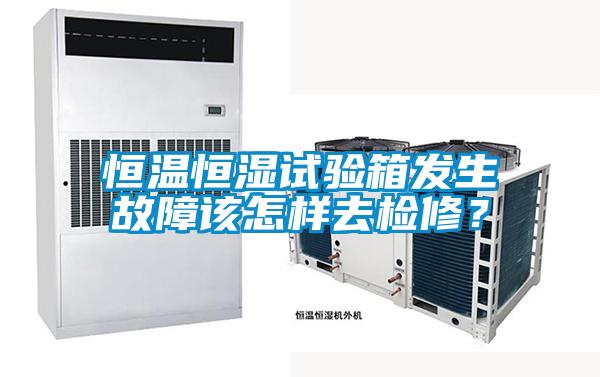 恒溫恒濕試驗箱發(fā)生故障該怎樣去檢修？
