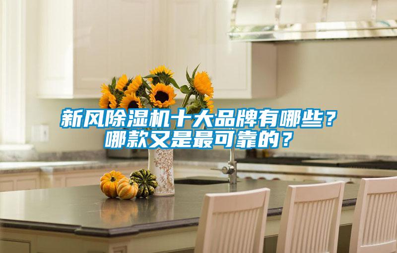 新風除濕機十大品牌有哪些？哪款又是最可靠的？