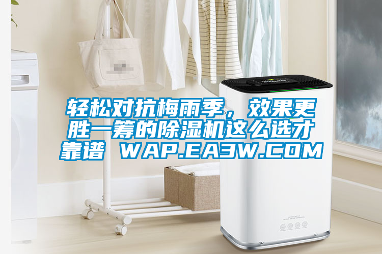 輕松對抗梅雨季，效果更勝一籌的除濕機這么選才靠譜 WAP.EA3W.COM