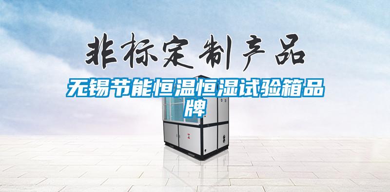 無(wú)錫節(jié)能恒溫恒濕試驗(yàn)箱品牌