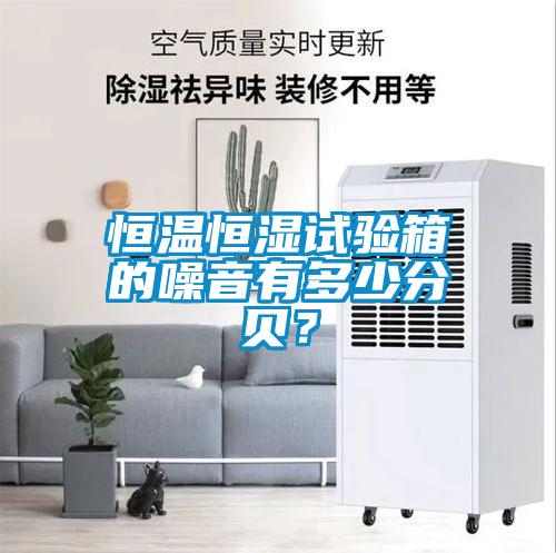 恒溫恒濕試驗(yàn)箱的噪音有多少分貝？