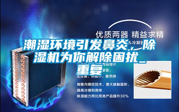 潮濕環境引發鼻炎，除濕機為你解除困擾_重復