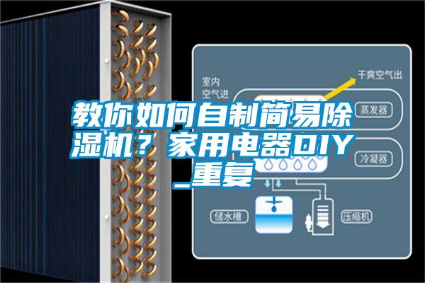 教你如何自制簡易除濕機(jī)？家用電器DIY_重復(fù)
