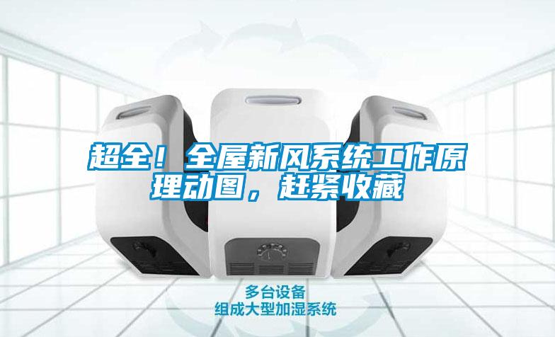 超全！全屋新風系統工作原理動圖，趕緊收藏