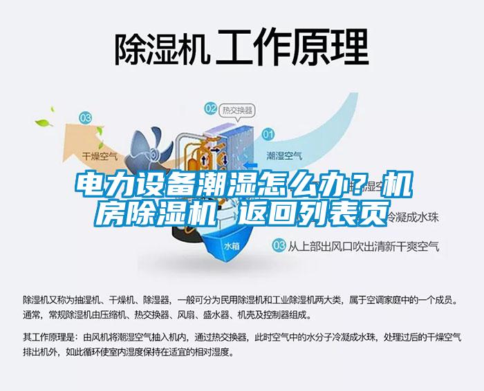 電力設備潮濕怎么辦？機房除濕機 返回列表頁