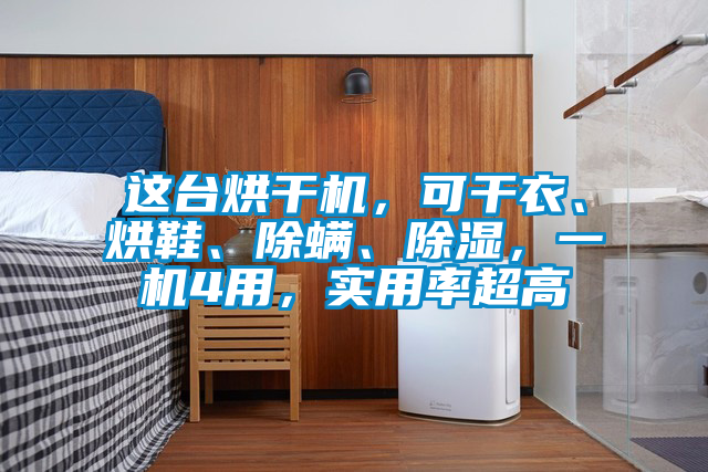 這臺烘干機，可干衣、烘鞋、除螨、除濕，一機4用，實用率超高