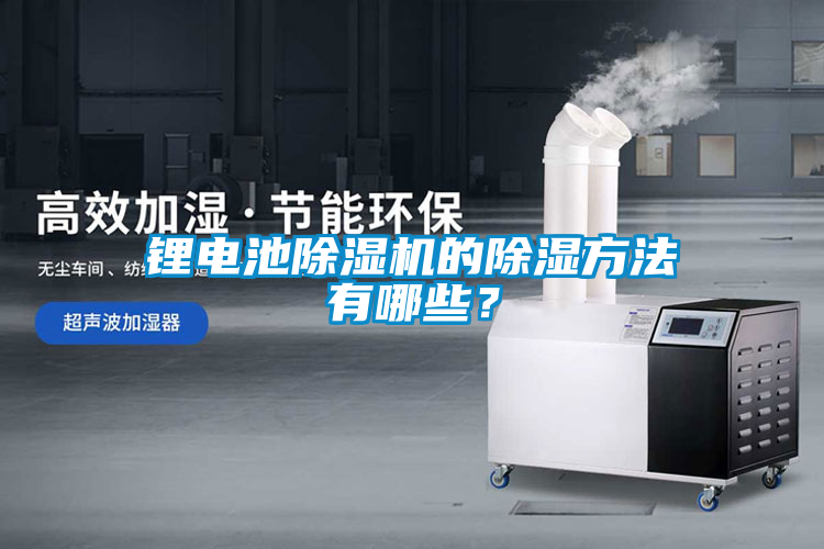 鋰電池除濕機的除濕方法有哪些？