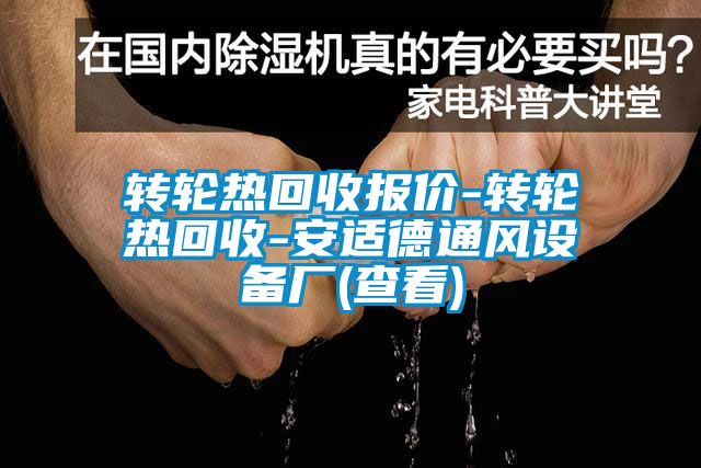 轉(zhuǎn)輪熱回收報價-轉(zhuǎn)輪熱回收-安適德通風(fēng)設(shè)備廠(查看)
