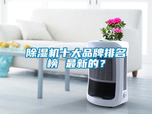 除濕機十大品牌排名榜 最新的？