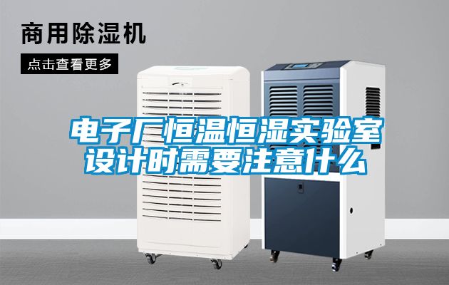 電子廠恒溫恒濕實(shí)驗(yàn)室設(shè)計(jì)時需要注意什么