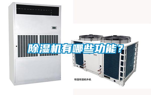 除濕機有哪些功能？