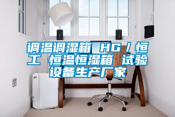 調(diào)溫調(diào)濕箱 HG／恒工 恒溫恒濕箱 試驗設(shè)備生產(chǎn)廠家