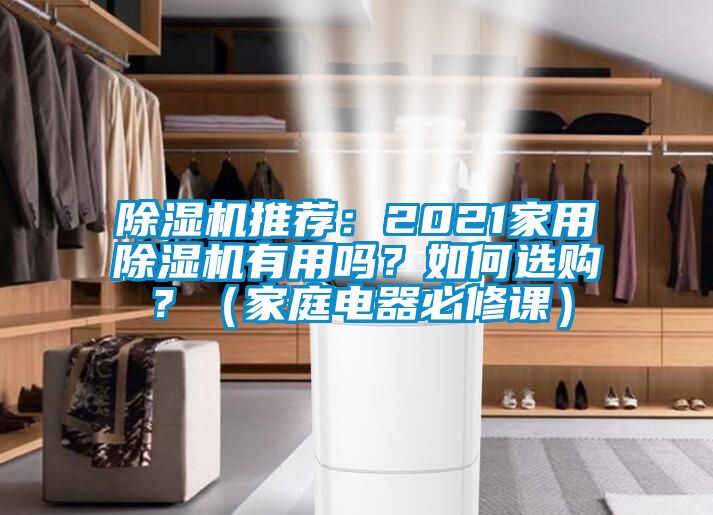 除濕機推薦：2021家用除濕機有用嗎？如何選購？（家庭電器必修課）
