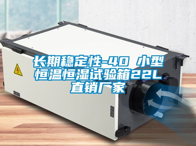 長期穩(wěn)定性-40℃小型恒溫恒濕試驗(yàn)箱22L直銷廠家