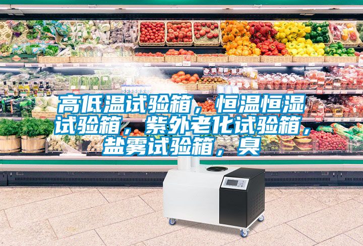 高低溫試驗箱，恒溫恒濕試驗箱，紫外老化試驗箱，鹽霧試驗箱，臭