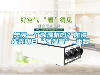 行業新聞想買一個除濕機嗎？你得先弄明白“除濕量”_重復