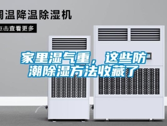 常見問題家里濕氣重，這些防潮除濕方法收藏了